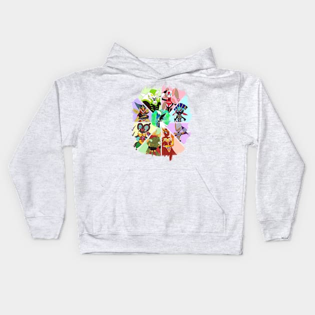 Hedgehog & Rabbit Kids Hoodie by Novanator